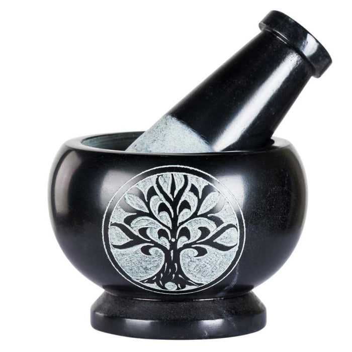 Tree of Life Mortar and Pestle
