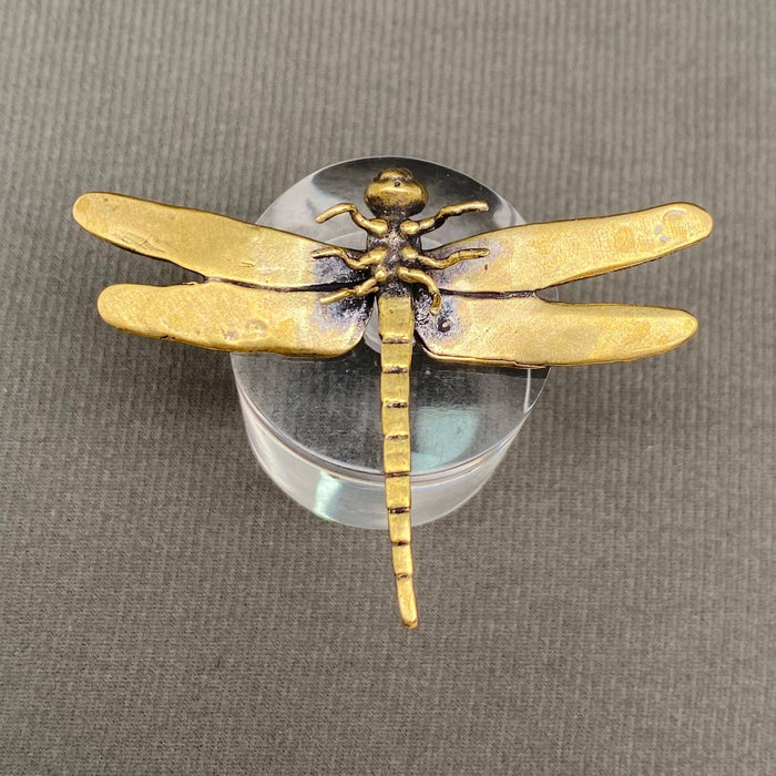 Brass Dragonfly Desktop Decoration