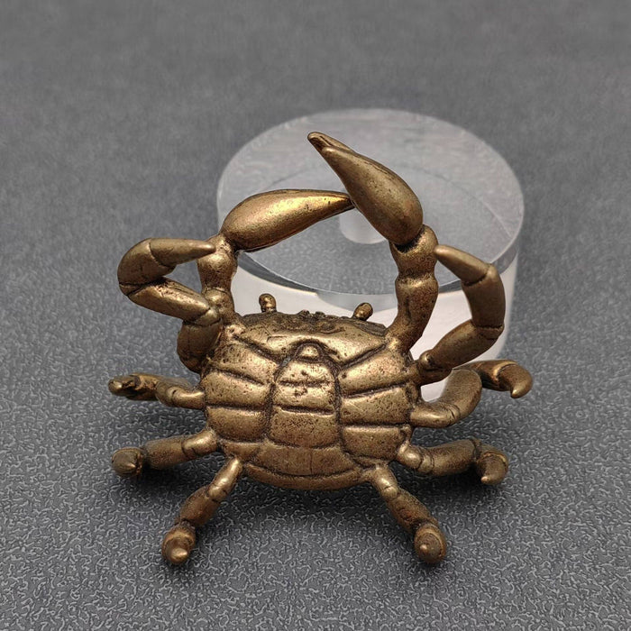 Brass Crab Desktop Decoration
