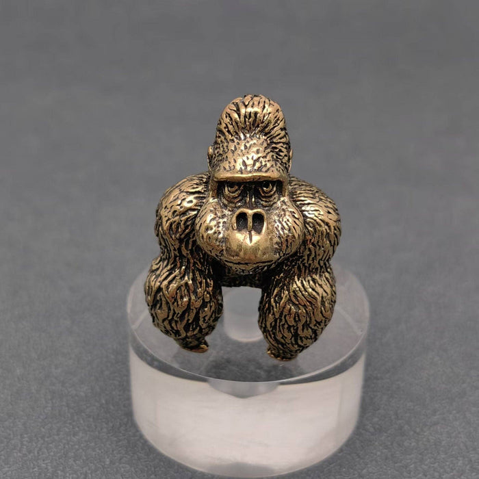 Brass Orangutan Desktop Decoration