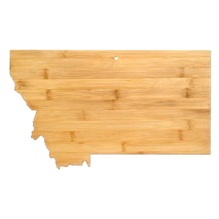 Montana Shaped Bamboo Serving & Cutting Board