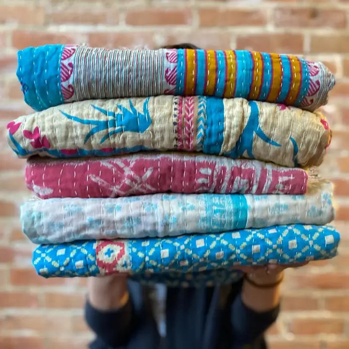 Recycled Sari Quilt