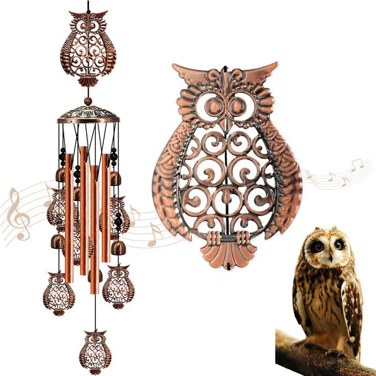 Iron Wind Chime - Owl