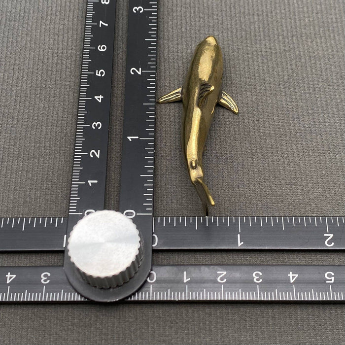 Brass Shark Desktop Decoration
