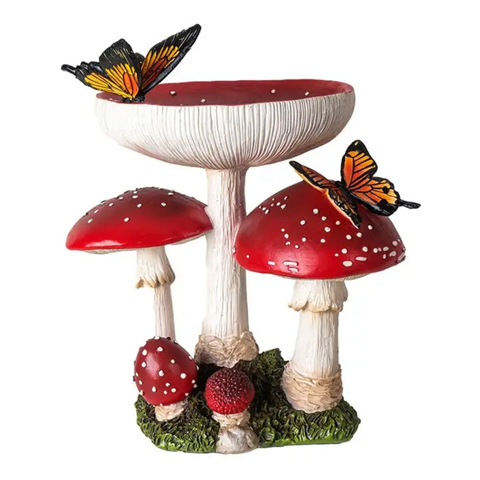 Toadstool and Butterflies Home and Garden Decor