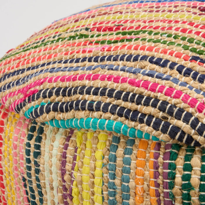 Round Chindi Floor Pillow