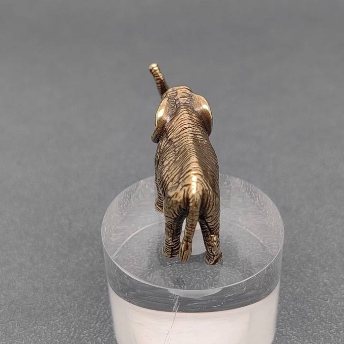 Brass Elephant Desktop Decoration