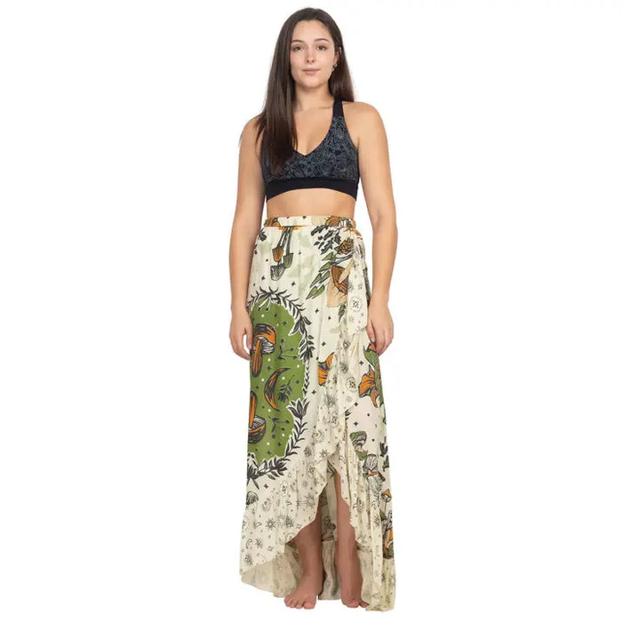 Mushroom Wrap Skirt