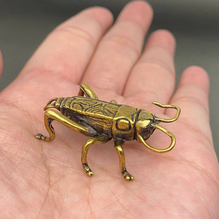 Brass Cricket  Desktop Decoration