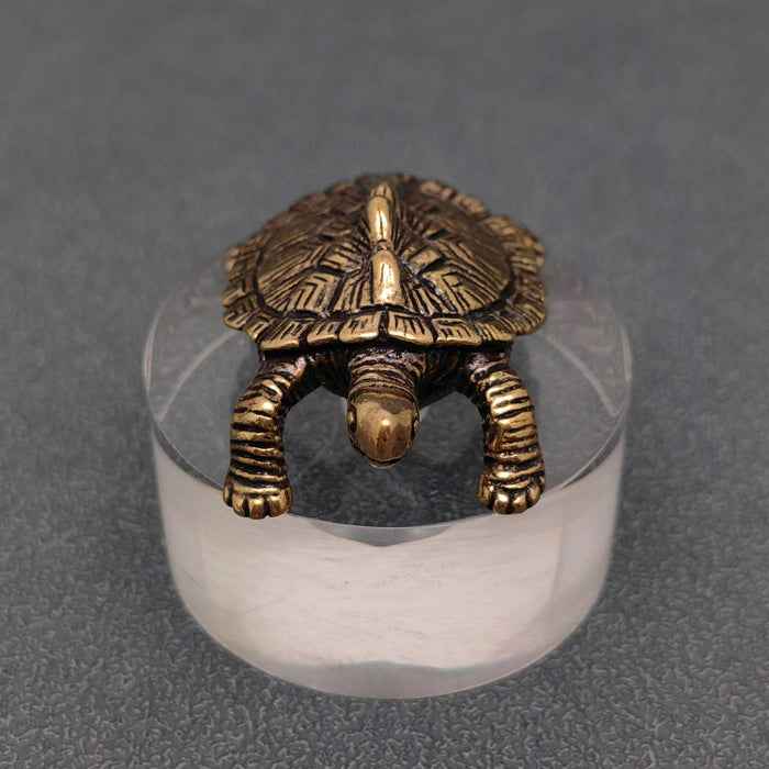 Brass Money Turtle Desktop Decoration