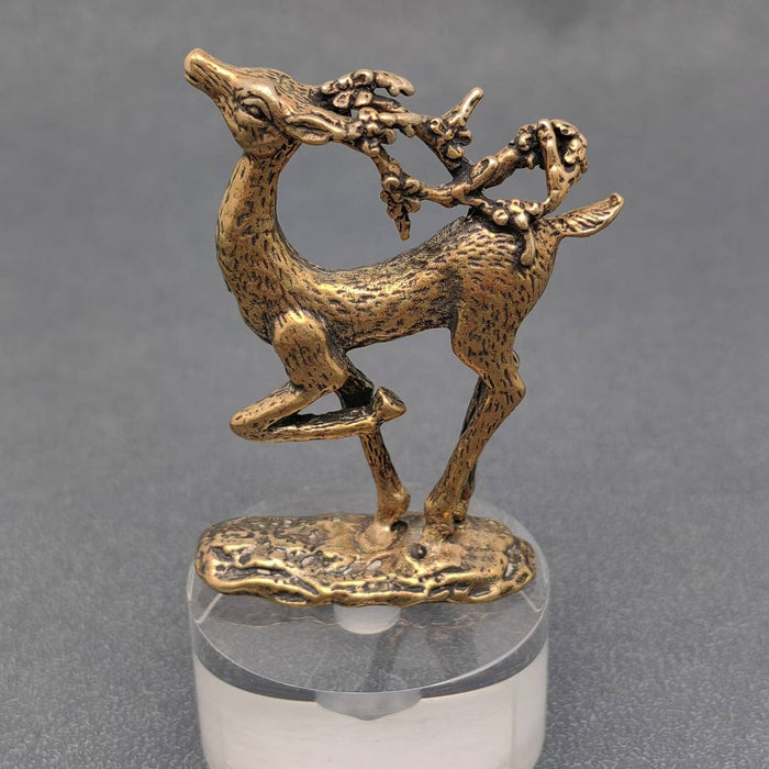 Brass Deer Desktop Decoration