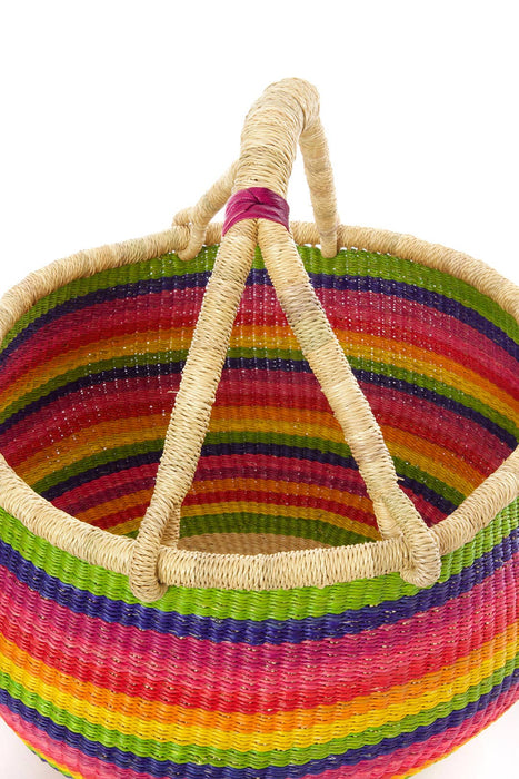 Bolga Rainbow Chaser Decorative Basket