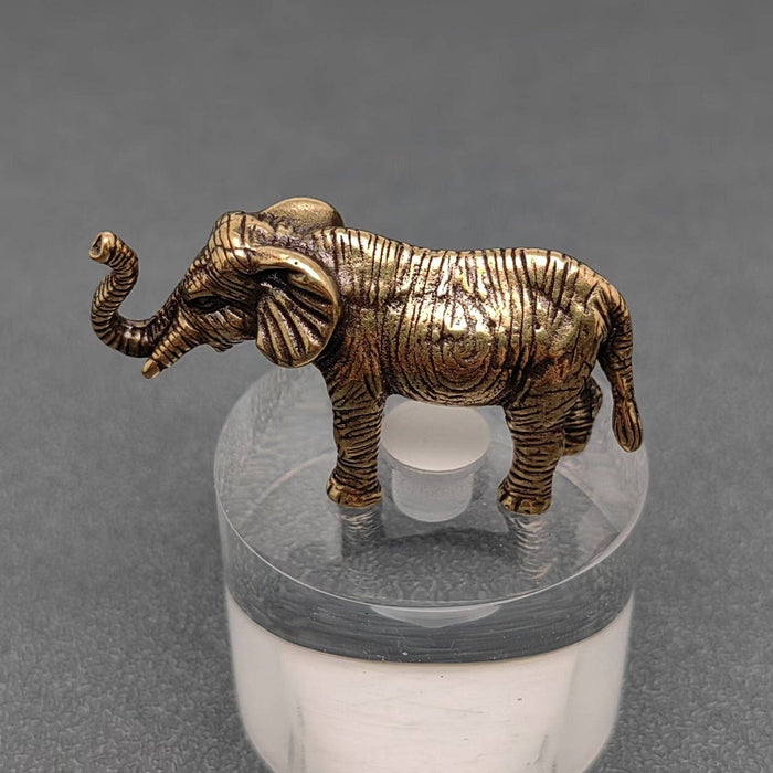 Brass Elephant Desktop Decoration