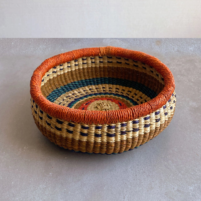 Round Bolga Basket