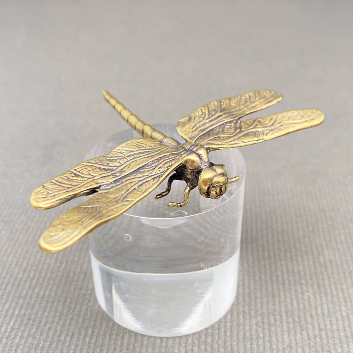 Brass Dragonfly Desktop Decoration