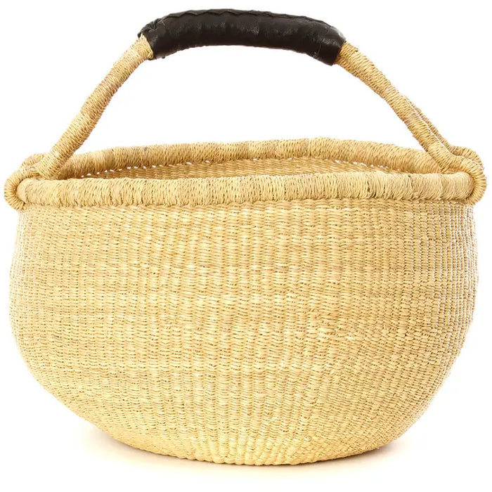 Classic Bolga Farmer's Market Shopper Basket