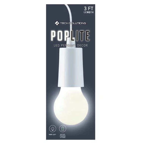 Pop Lite LED Pendant Pull Cord Light