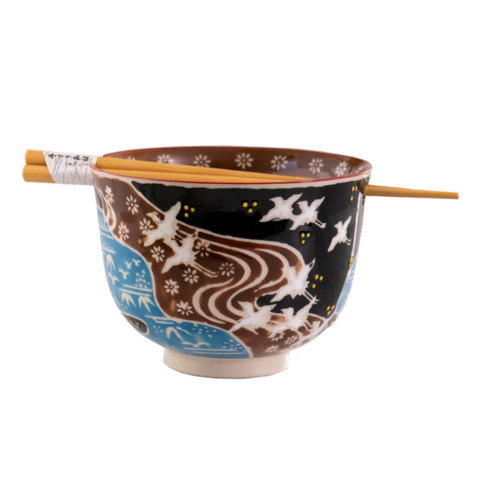 18 oz Donburi Bowl with Chopsticks