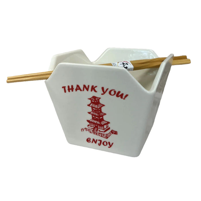 Takeout Bowl w/Chopsticks