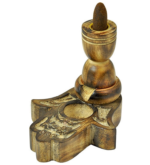 Hamsa Hand Backflow Burner