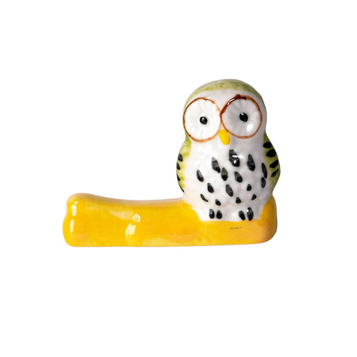 Owl Porcelain Chopstick Rest