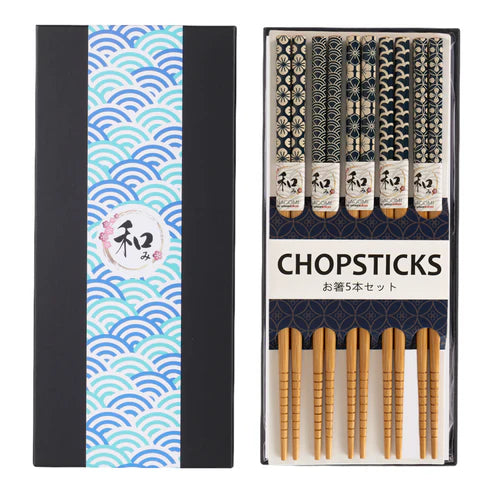5 Piece Chopsticks Sets in Gift Box