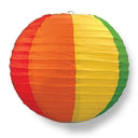 Even Ribbing Round Paper Lanterns