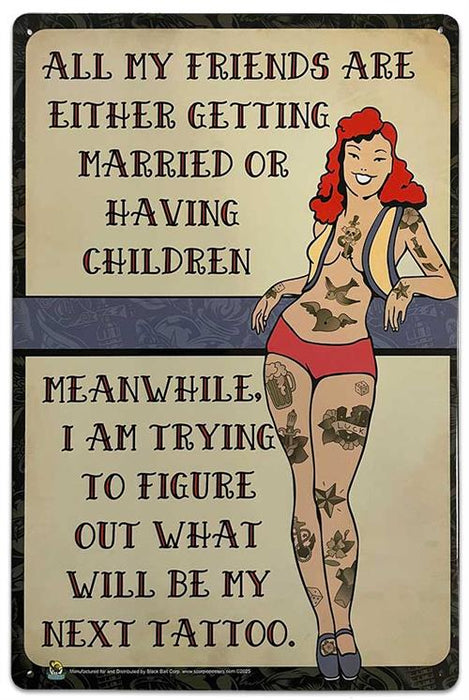 Tin Sign 7.87" x 11.81"