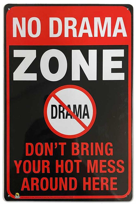 Tin Sign 7.87" x 11.81"