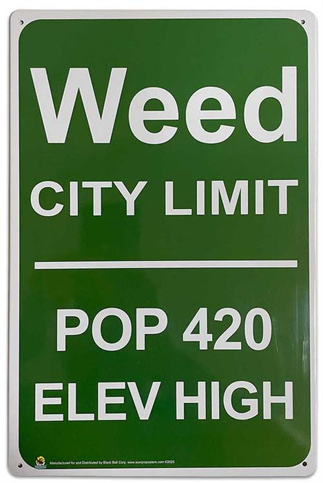 Tin Sign 7.87" x 11.81"