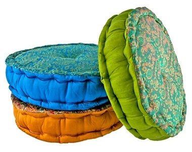 Satin & Cotton Meditation Cushion