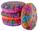 Mandala Design Round Yoga Meditation Cushion