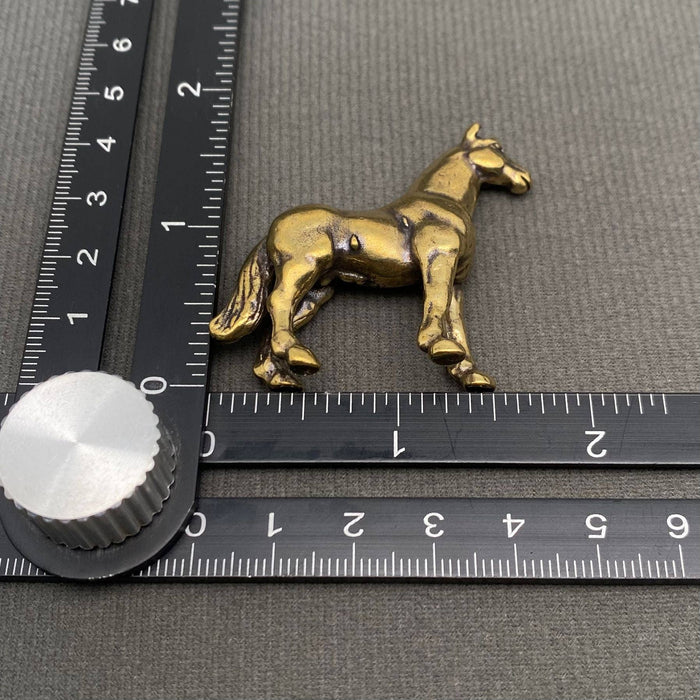 Brass Warhorse Desktop Decoration