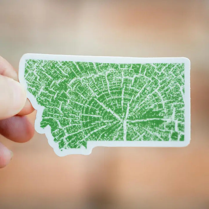 Montana Stump Sticker
