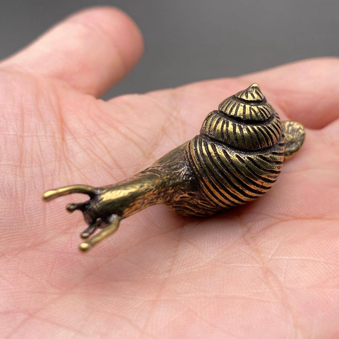 Brass Snail Desktop Decoration