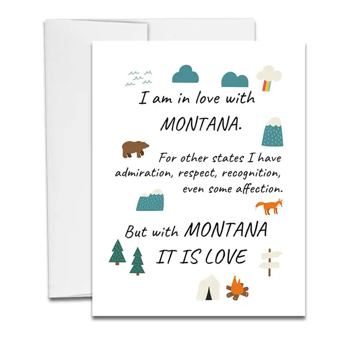 Montana Greeting Card