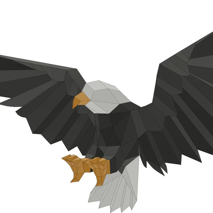 Eagle 3D Papercraft Wall Art