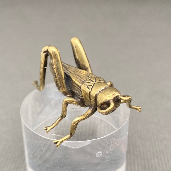 Brass Cricket Desktop Decoration