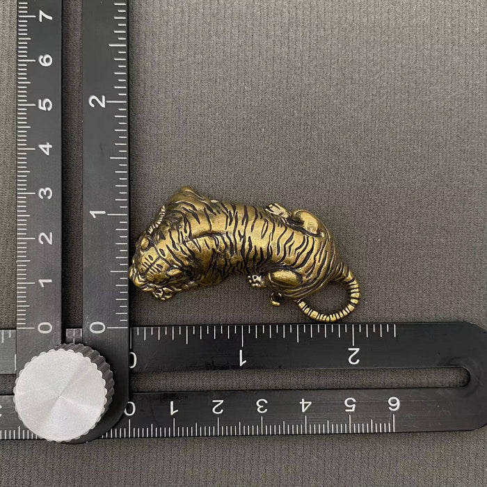 Tiger Brass Desktop Decoration