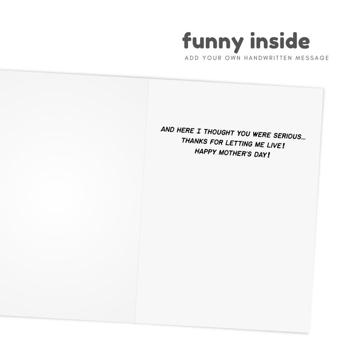 Mother Scolding Kids | Vintage Funny Mother's Day Card