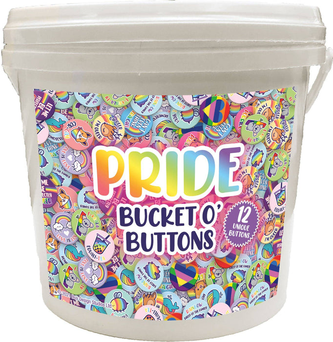 144 Unit Bucket o' Buttons - Pride