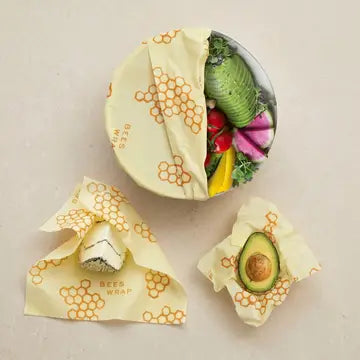 Bee's Wrap Reusable Beeswax Food Wrap - 3pk