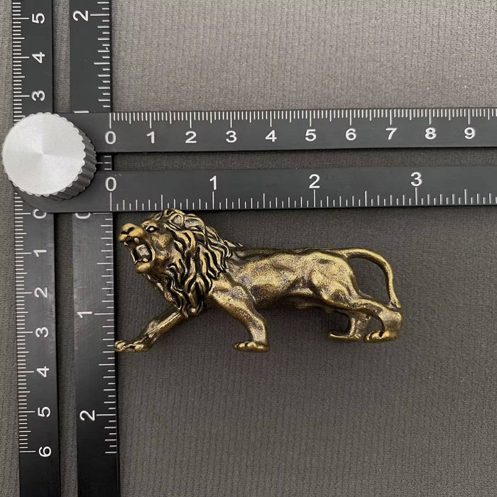 Brass Lion Desktop Decoration