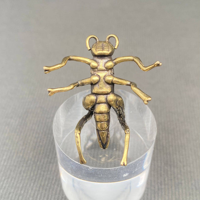 Brass Cricket Desktop Decoration