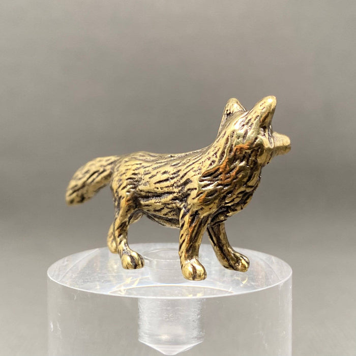 Brass Fox Desktop Decoration