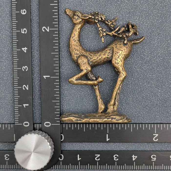 Brass Deer Desktop Decoration