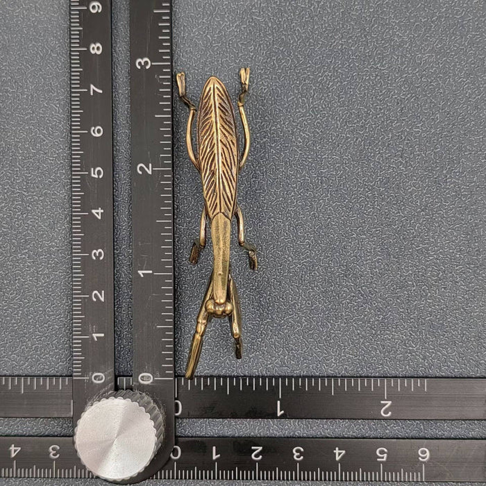 Brass Mantis Desktop Decoration