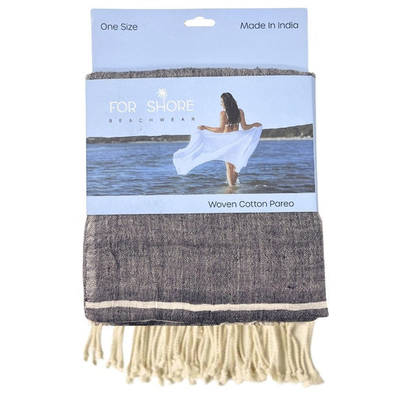 For Shore 67" x 40" Pareo w/Fringe
