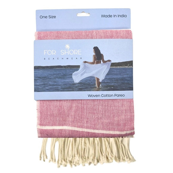 For Shore 67" x 40" Pareo w/Fringe