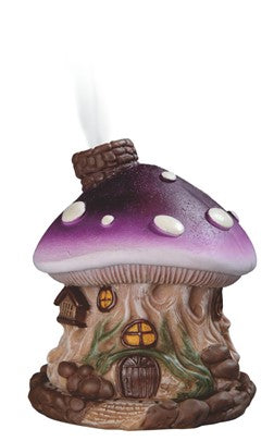 Purple Mushroom Cone Incense Burner